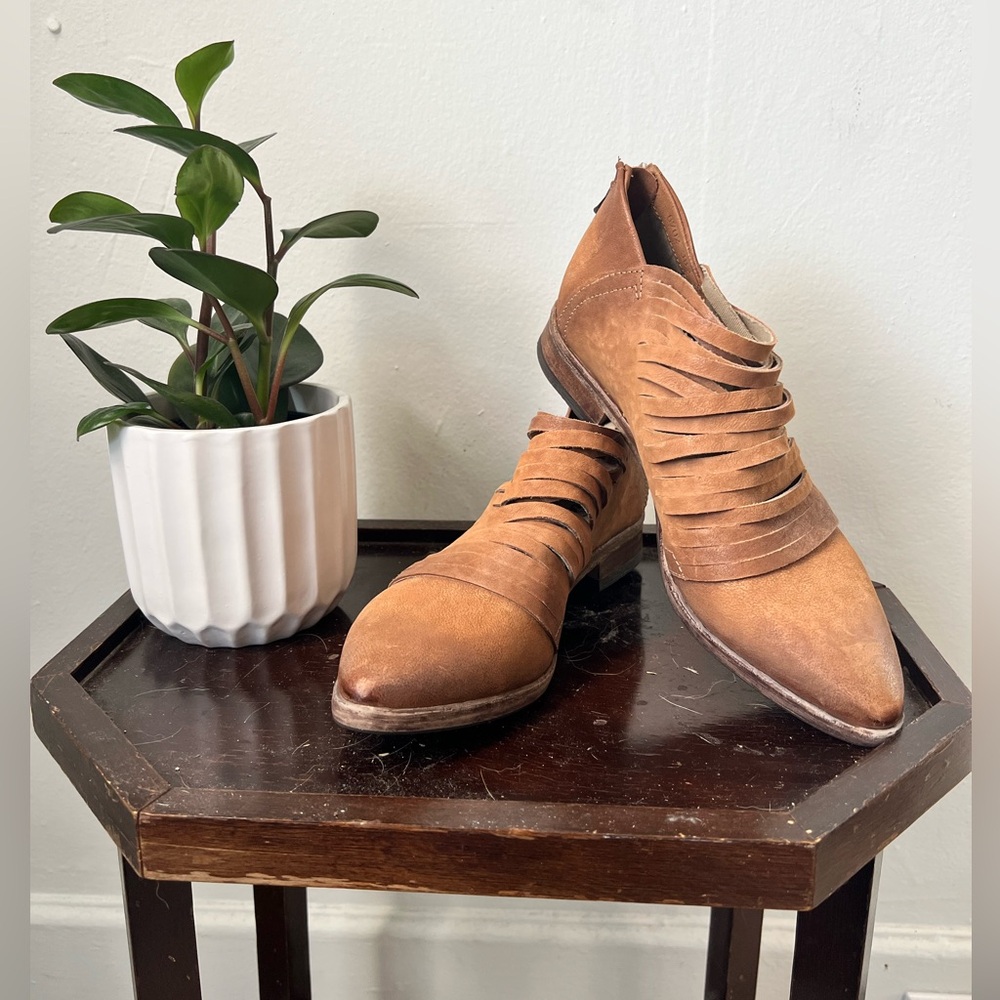 Free People leather ankle boot